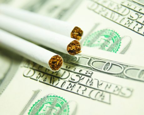 bad habits-cigarettes and money