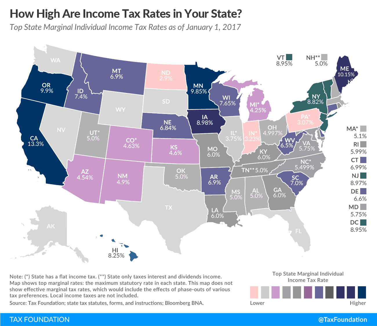 income-tax-by-state-map-map