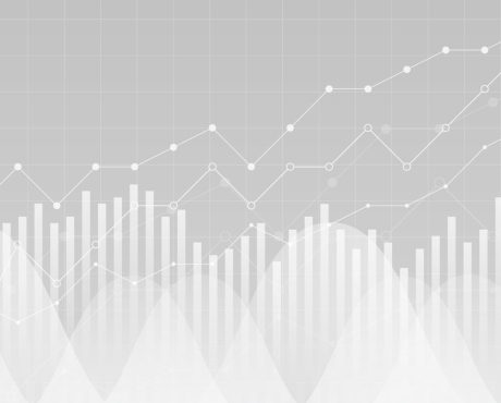 Financial data graph chart, vector illustration. Trend lines, columns, market economy information background. Chart analytics economic concept.